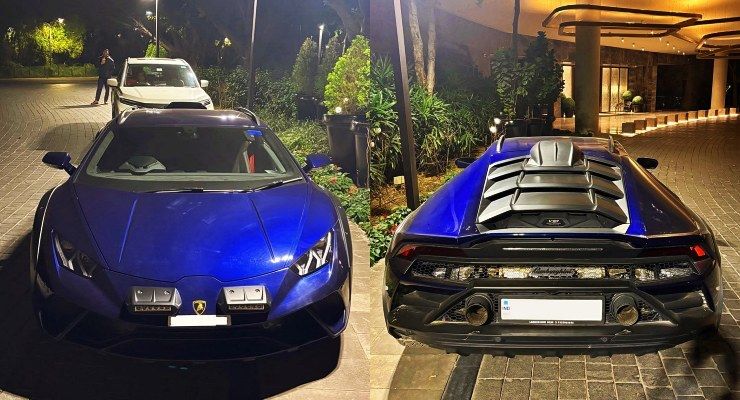 deepinder goyal lamborghini huracan sterrato front and rear