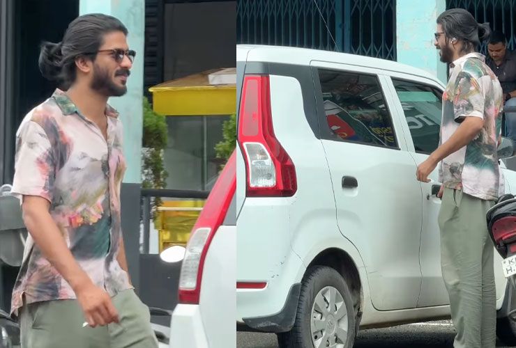 dulquer salmaan spotted in wagonr truth vs hype