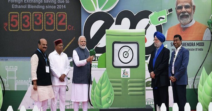 e20 fuel pump and Narendra Modi