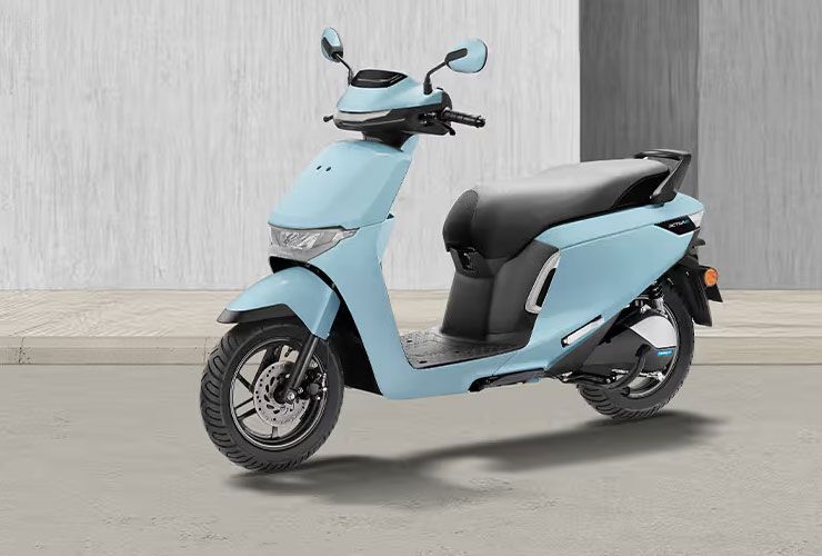 electric scooter blue