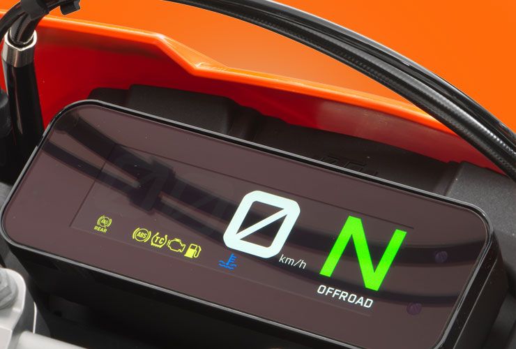 ktm 390 enduro r display