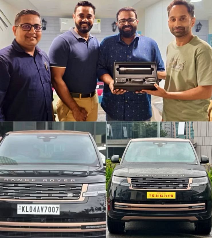 fahadh faasil new range rover 