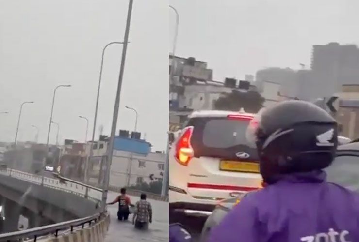 Flyovers In This Indian City Get Flooded After Heavy Rain [Video]
