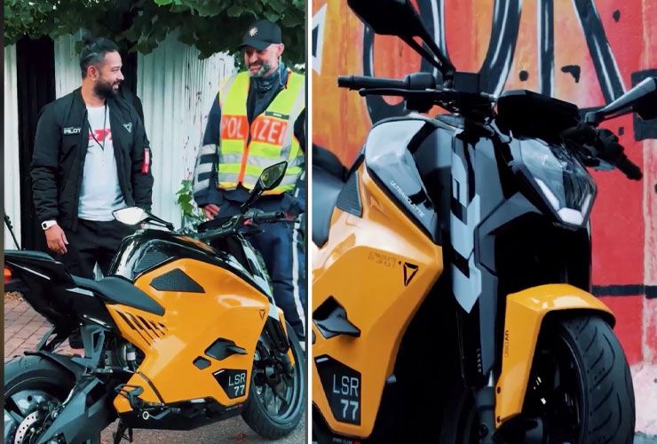 german cop checks out ultraviolette f77