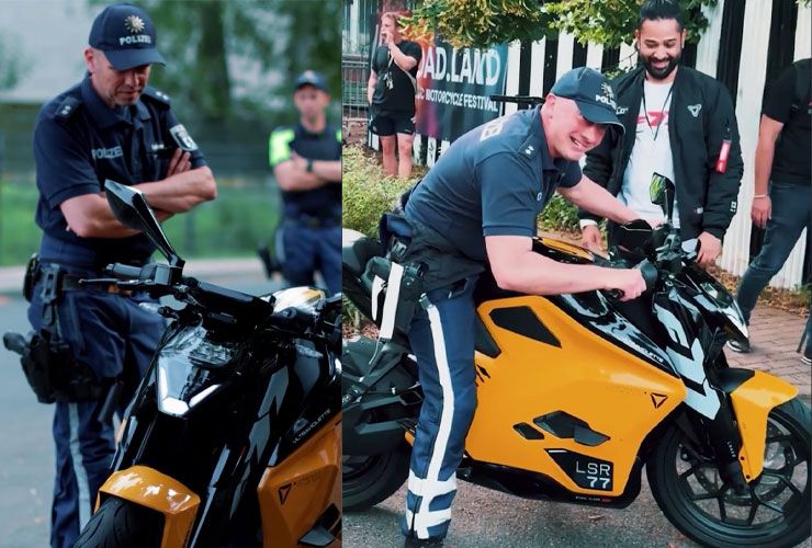 german cop checks out ultraviolette f77