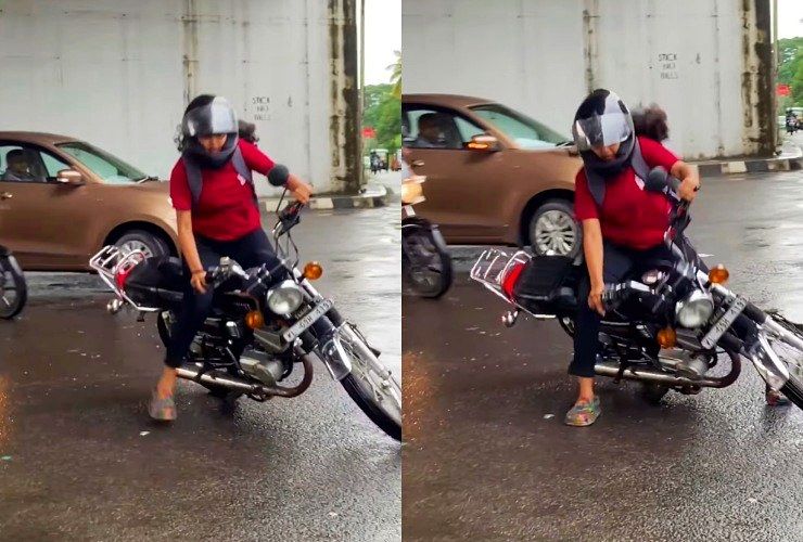 girl slips yamaha rx135