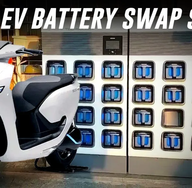 honda activa electric battery swapping station