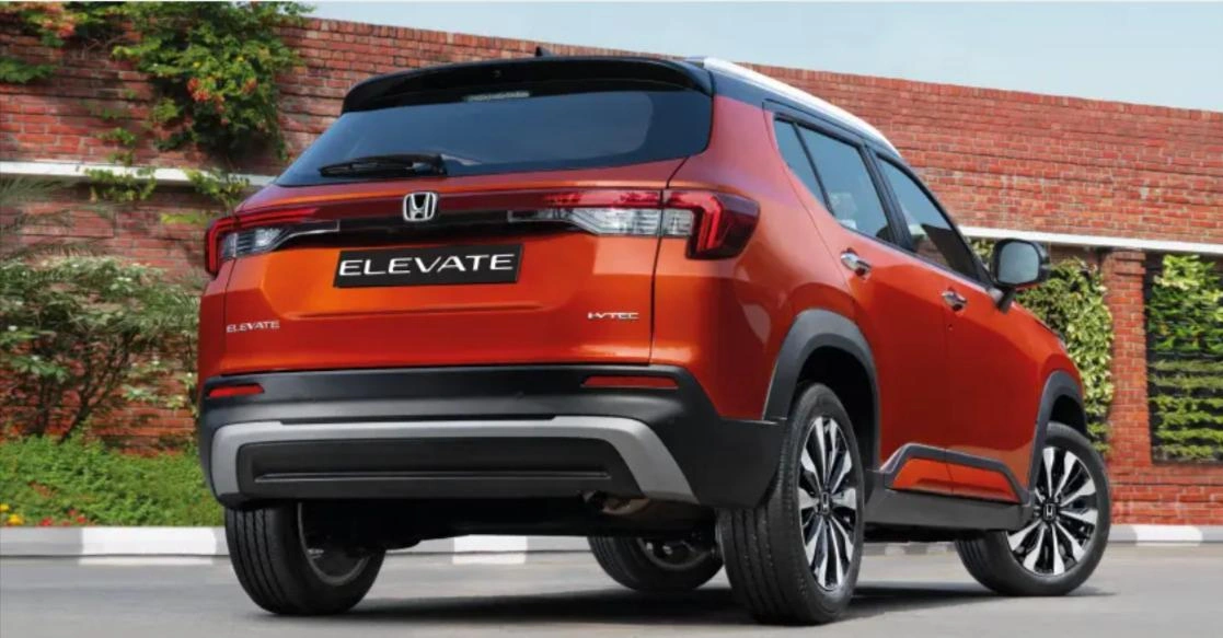 Honda Elevate Rear Right View