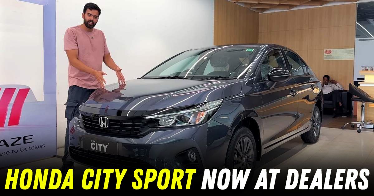 honda city sport at dealerships walkaround video featured