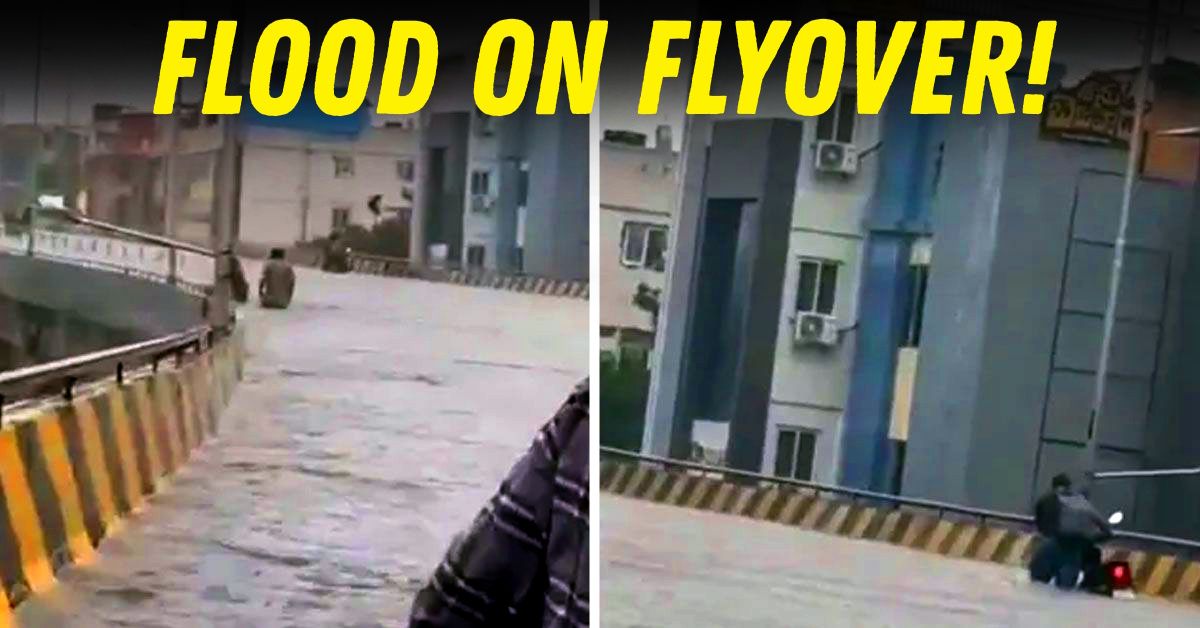 Flyovers In This Indian City Get Flooded After Heavy Rain [Video]