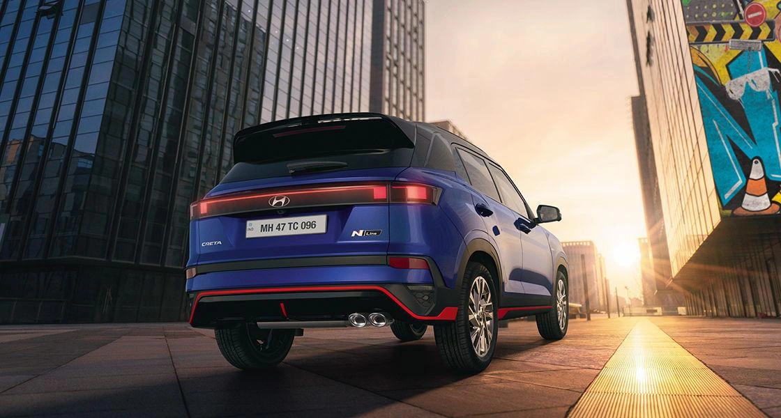 Hyundai Creta N Line Rear Right View-2