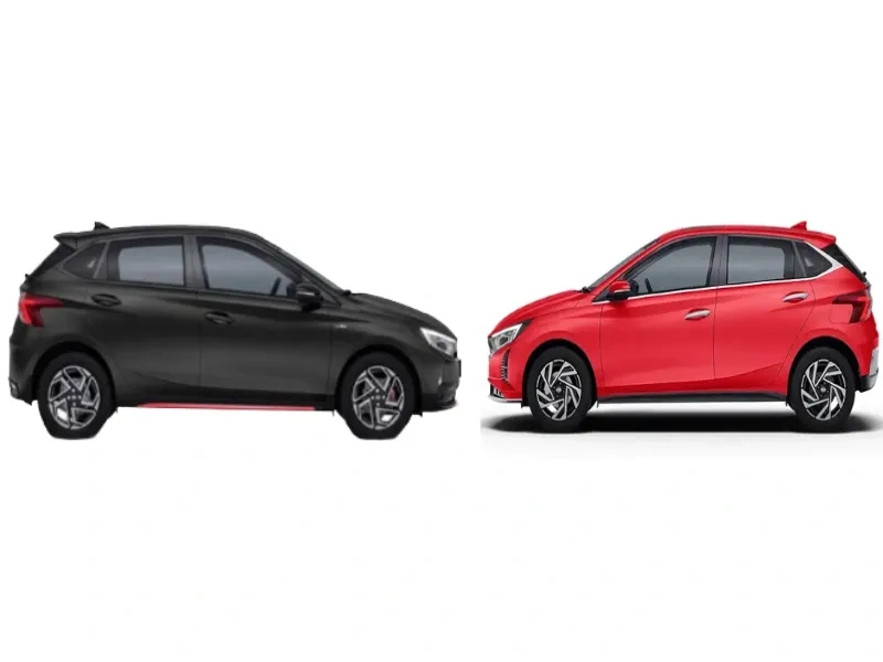 hyundai i20 n line n6 vs hyundai i20 sportz opt enthusiast
