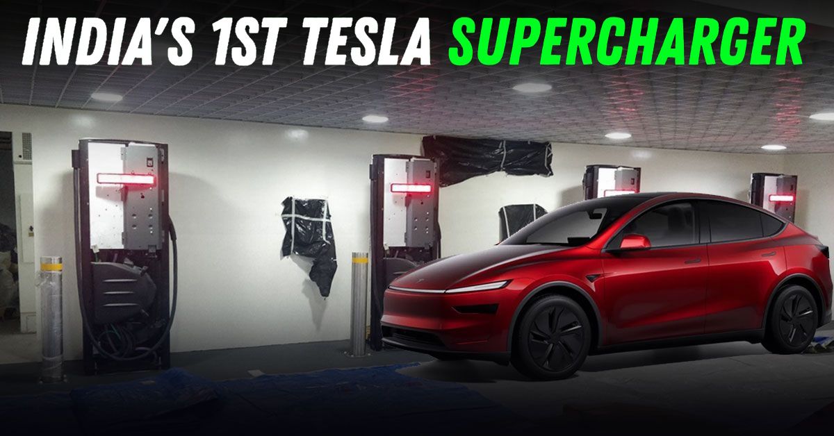 india's 1st tesla supercharger mumbai jio world bandra kurla featured