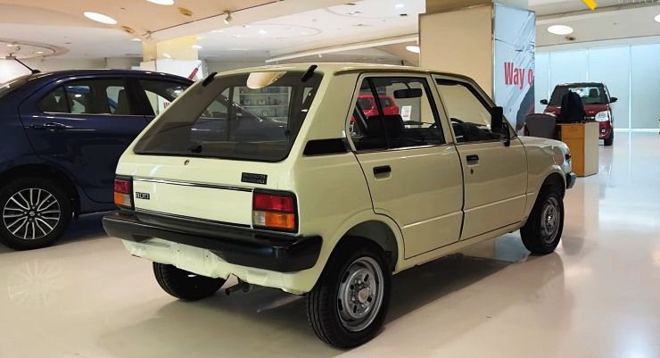 india's first maruti 800 rear