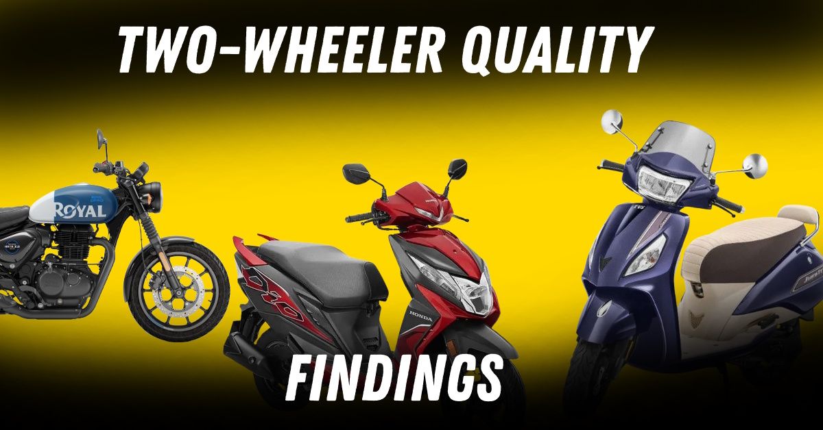 Indian two wheelers' quality Indian two wheelers' quality