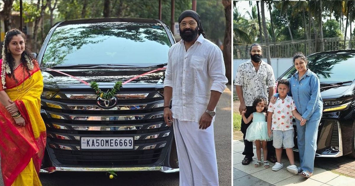 kantara actor rishabh shetty toyota vellfire luxury mpv featured kantara actor rishabh shetty toyota vellfire luxury mpv featured