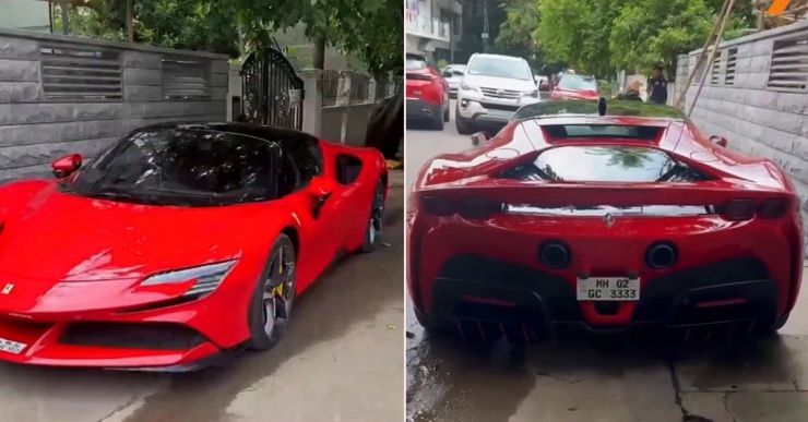 karnataka rto siezes Ferrari SF90