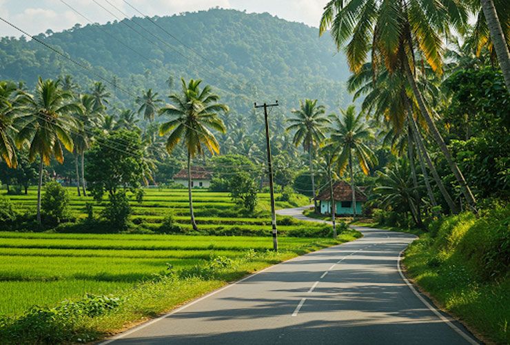 kerala road representational image