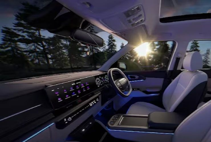 kia carens clavis ev interior