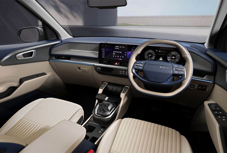 kia carens clavis interior