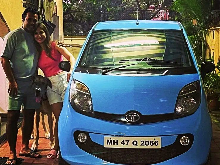 kim sharma tata nano