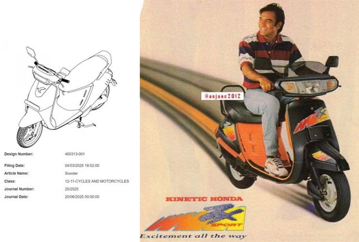 kinetic green electric scooter patent