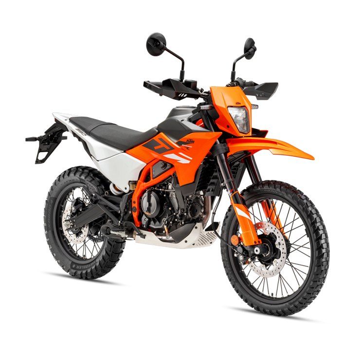ktm 390 enduro side