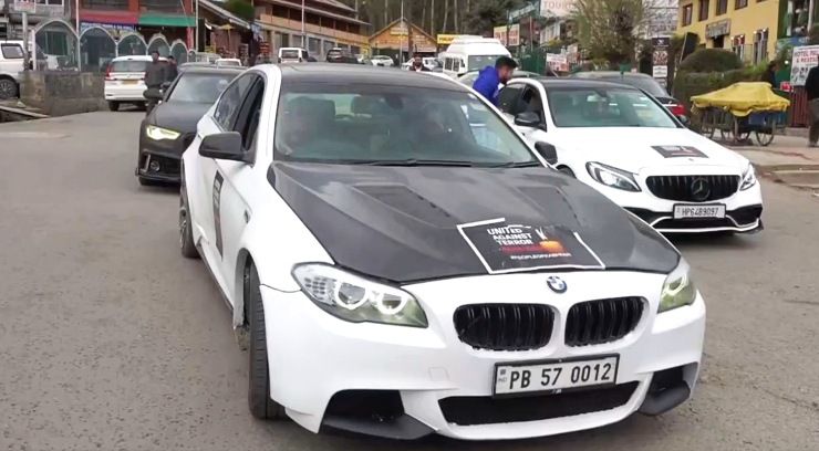 luxury car rally pahalgam