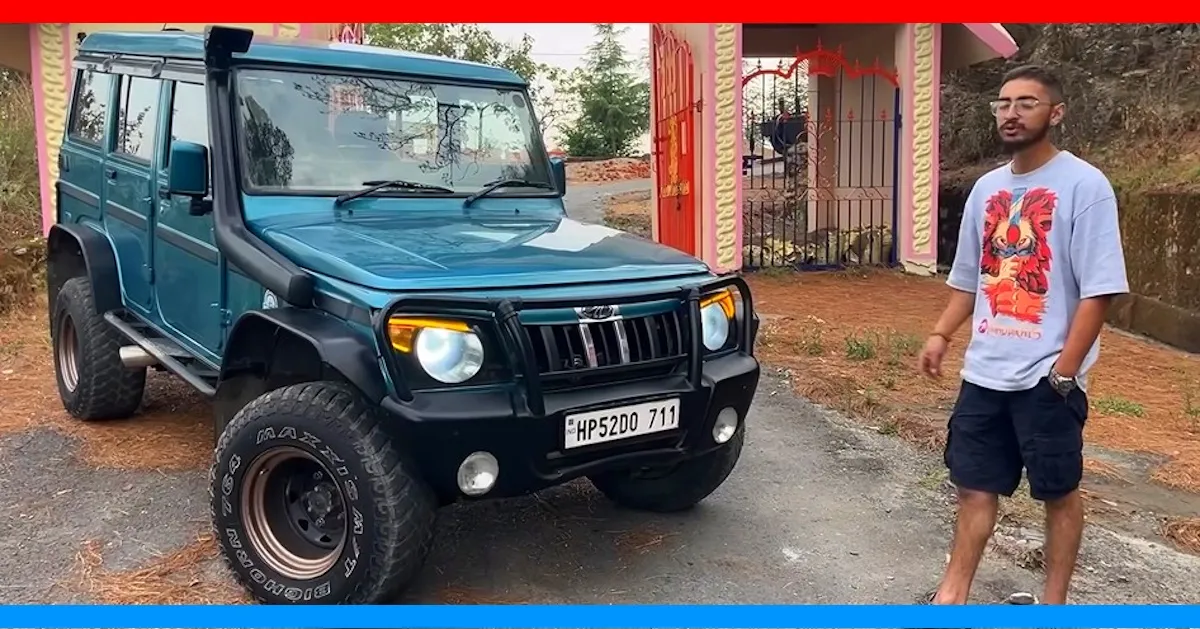 mahindra bolero tastefully modified
