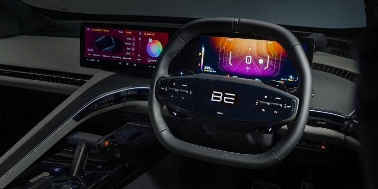 mahindra be 6 interior