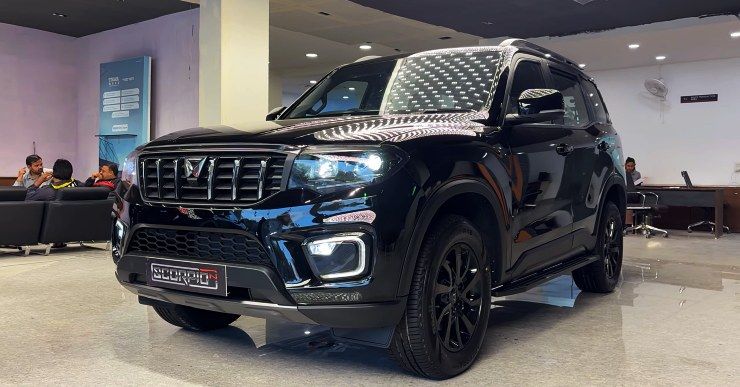 mahindra scorpio-n carbon edition front