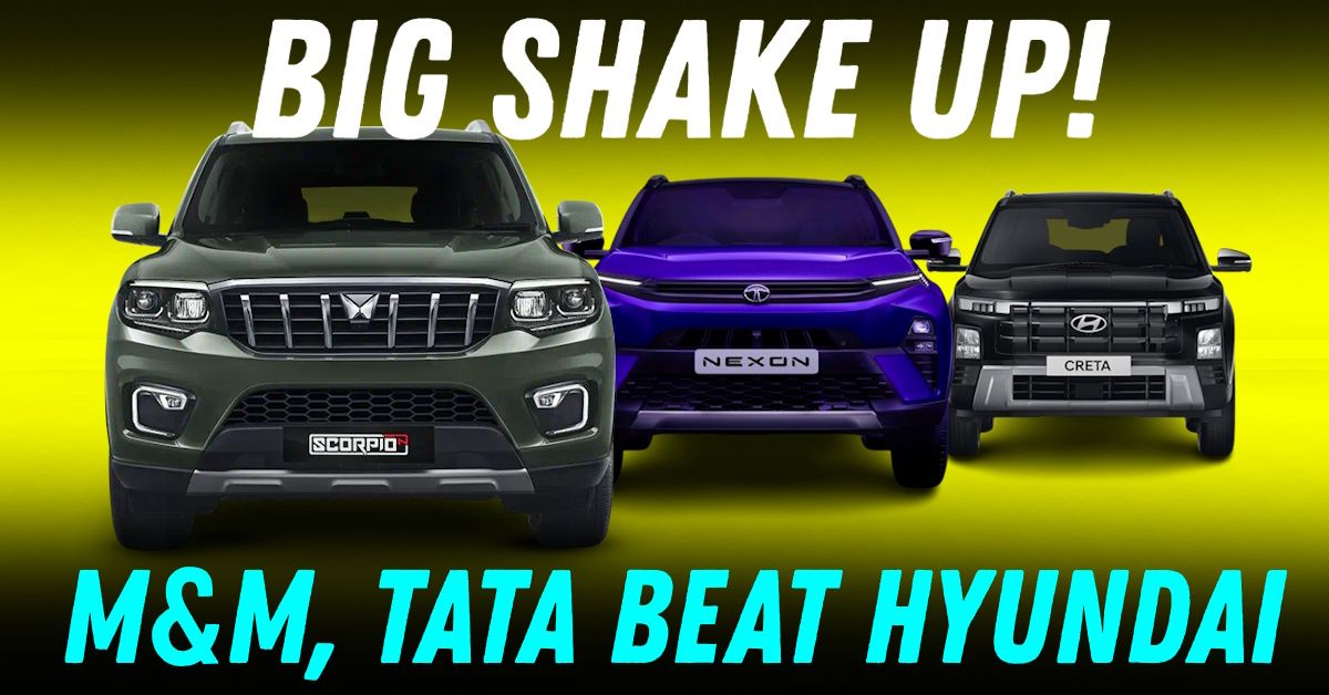 Big Shake Up In Indian Car Market: Mahindra, Tata BEAT Hyundai