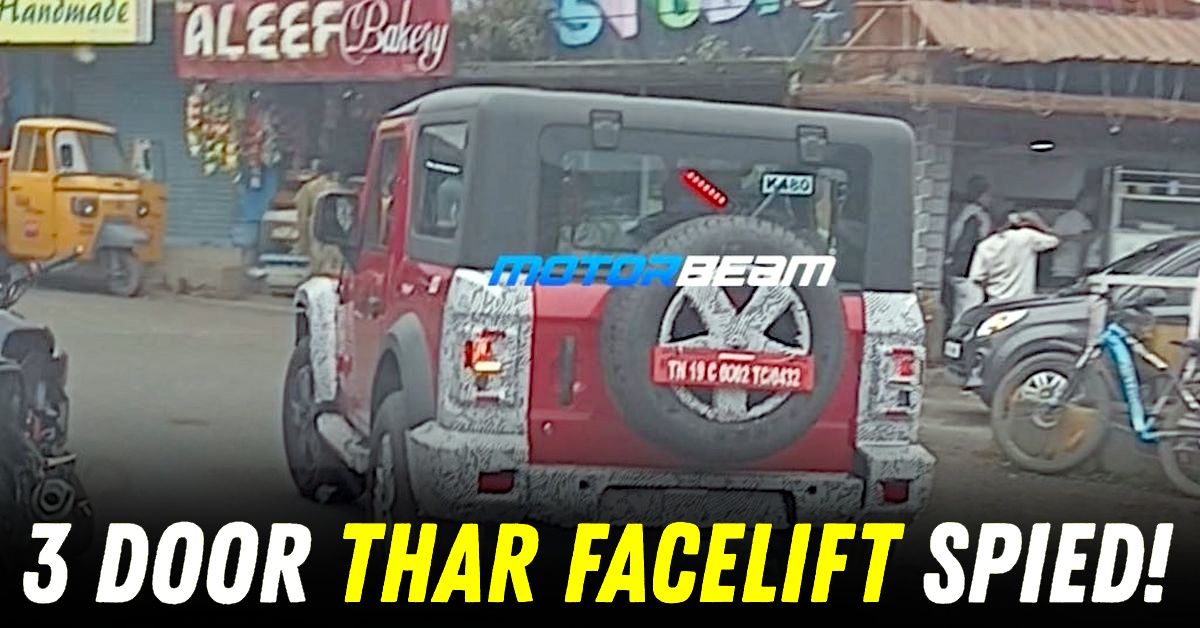 mahindra thar 3 door spied featured mahindra thar 3 door spied featured