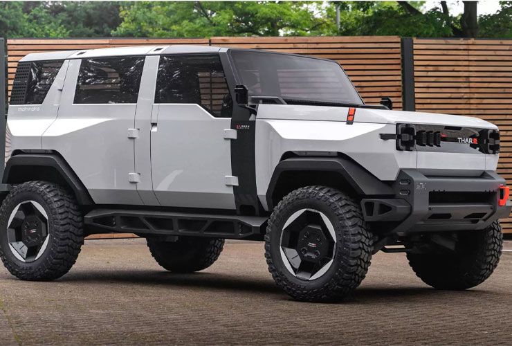 mahindra thar e concept