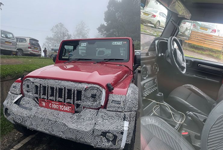 mahindra thar facelift