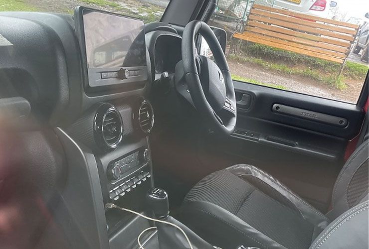 mahindra thar facelift interior