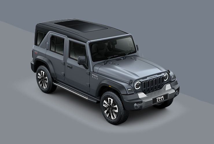 mahindra thar roxx grey