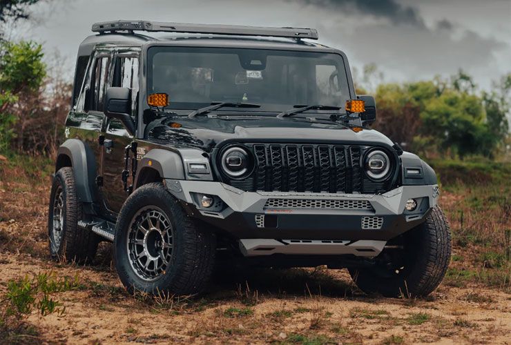 mahindra thar roxx raptor bumper