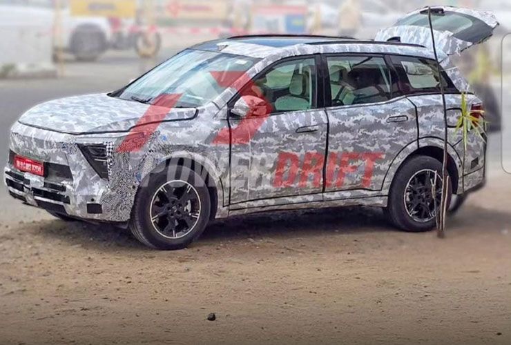 mahindra xev 7e spy shot