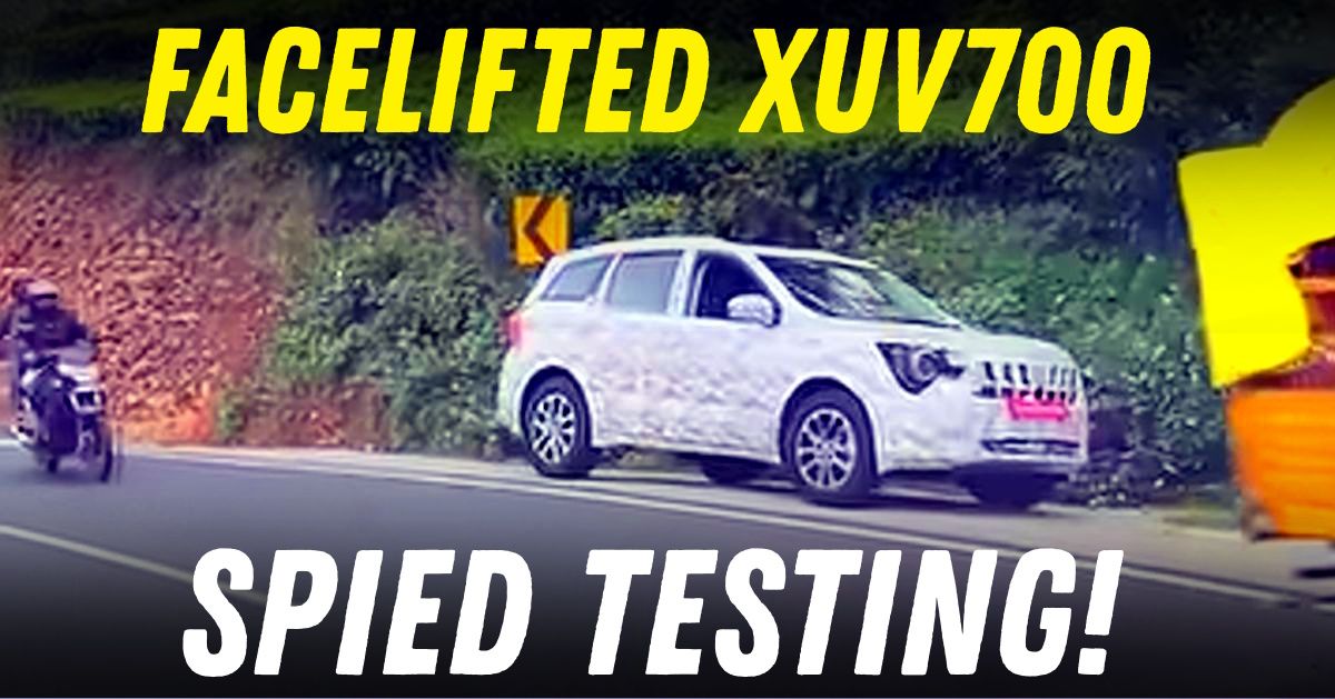 mahindra xuv700 facelift spied testing featured mahindra xuv700 facelift spied testing featured