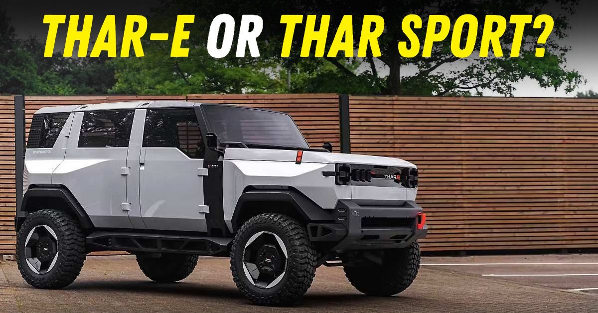 mahindtra thar concept t teased featured
