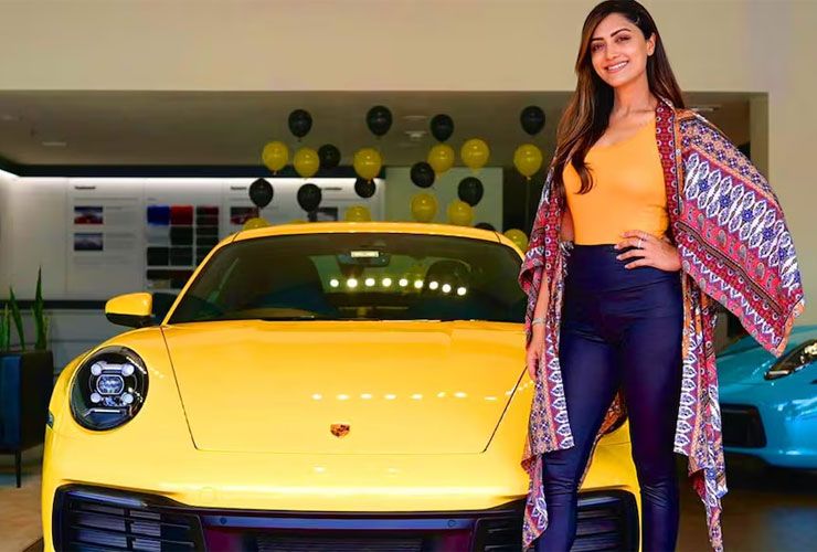 mamta mohandas porsche and bmw z4 m40i