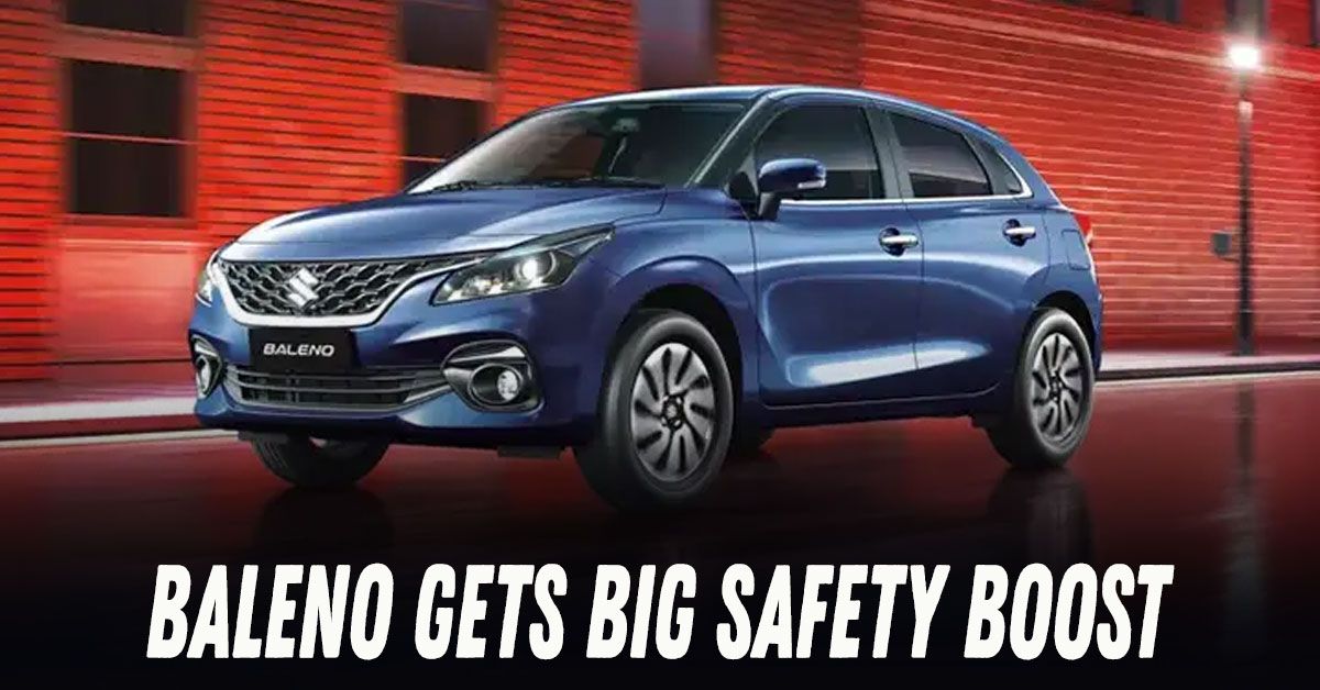 maruti baleno gets six airbags