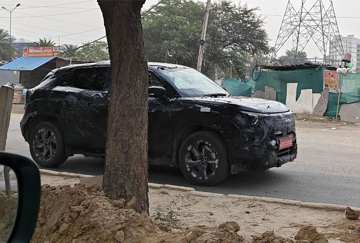 maruti evitara electric suv spied on test