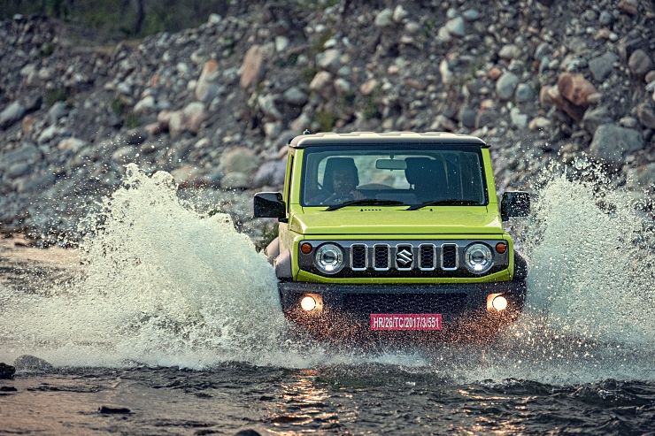 Maruti Jimny river crossing