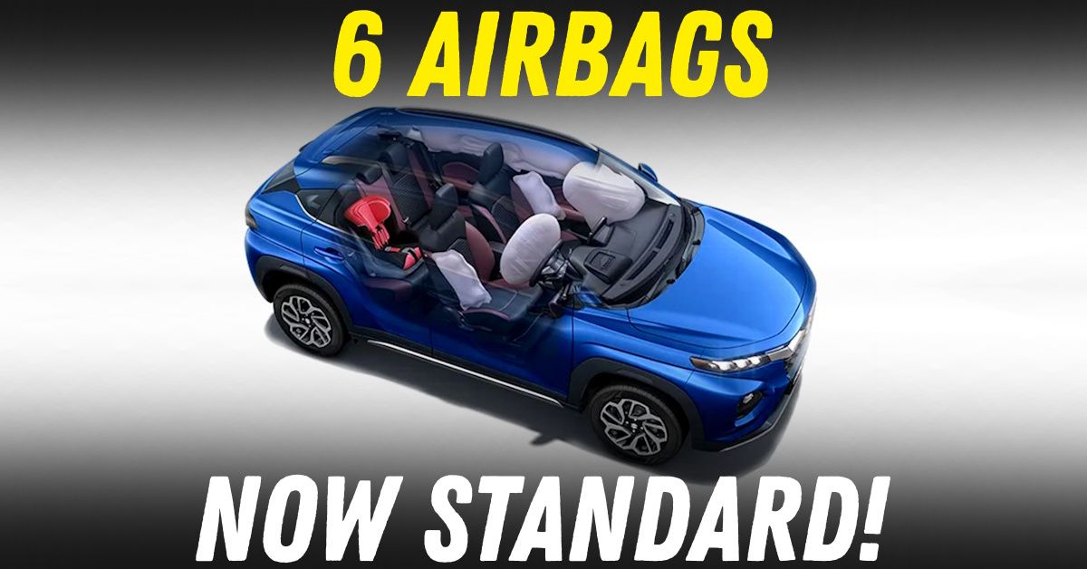 maruti suzuki fronx 6 airbags standard featured