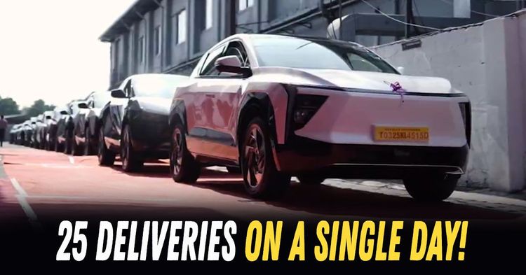 25 deliveries of mahindra xev 9e and be 6 on a single day 25 deliveries of mahindra xev 9e and be 6 on a single day