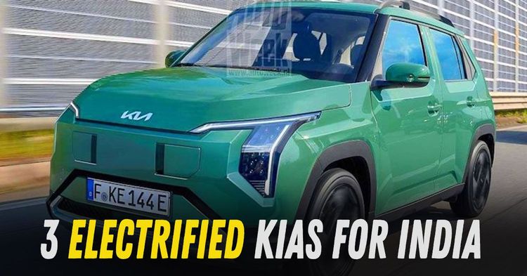 3 electrified kia cars for india 3 electrified kia cars for india