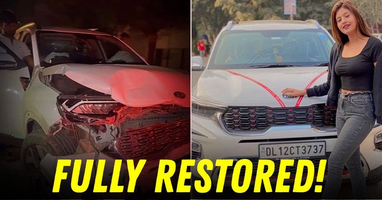 anjali arora actress kia sonet crash restored featured anjali arora actress kia sonet crash restored featured