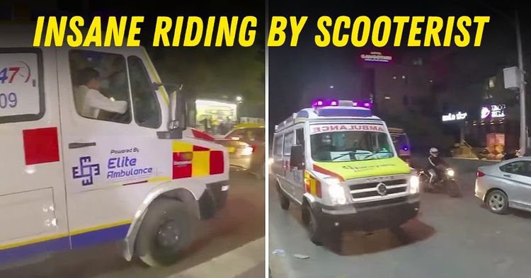 bengaluru traffic jam scooterist ambulance featured bengaluru traffic jam scooterist ambulance featured